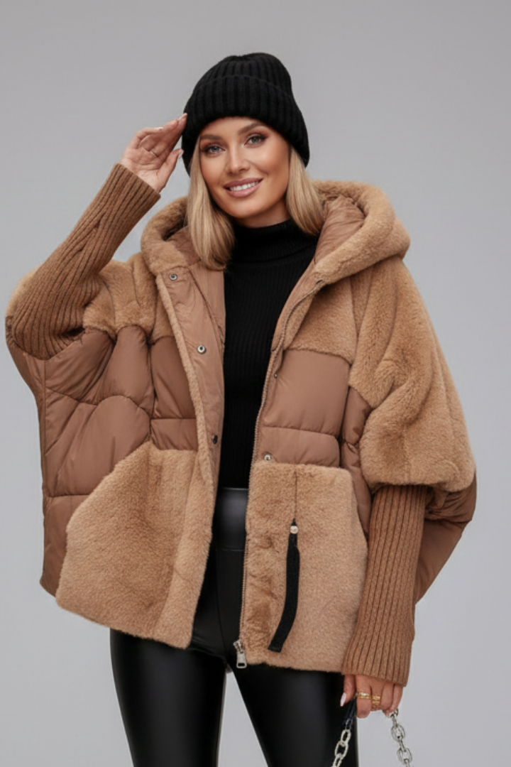 Women’s Hooded Jacket with Zip Fastening