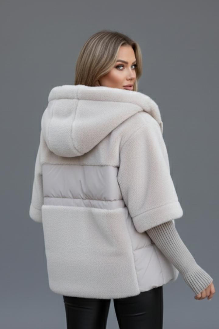Women’s Hooded Jacket with Zip Fastening