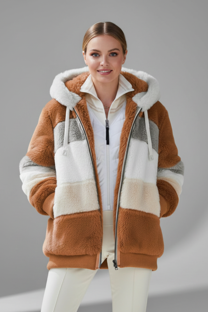 Women’s Jacket with Hood and Zip