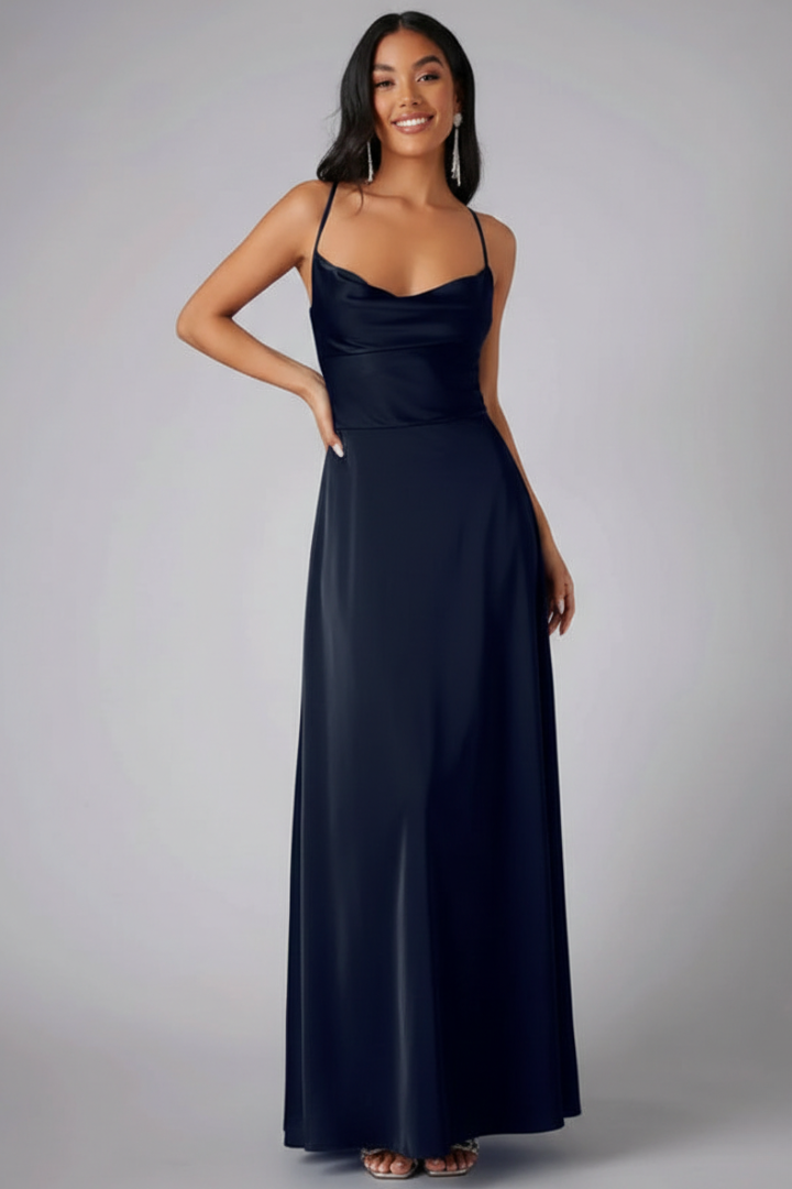 Women’s Maxi Dress with Sleeveless Design and Side Slit
