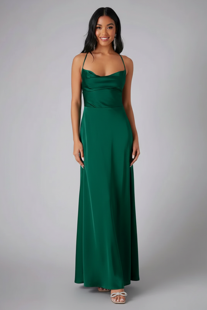 Women’s Maxi Dress with Sleeveless Design and Side Slit