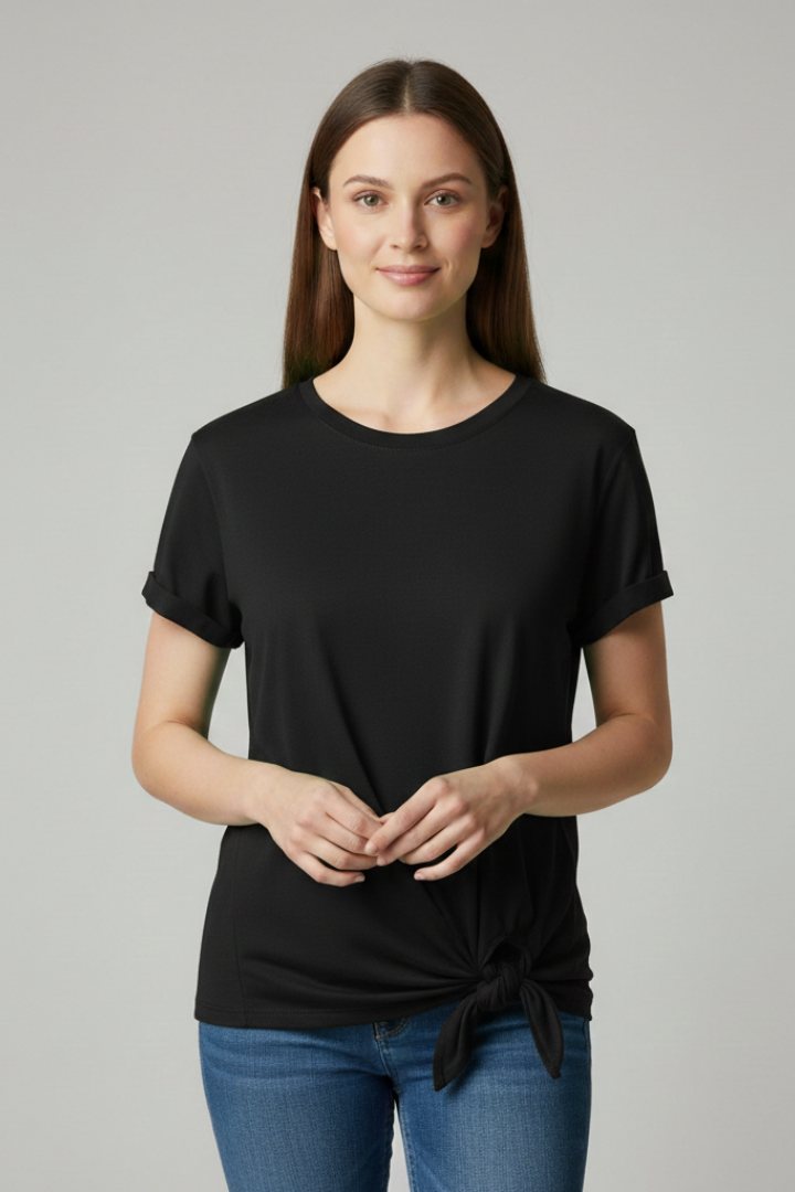 Women’s T-Shirt with Crew Neck and Short Sleeves