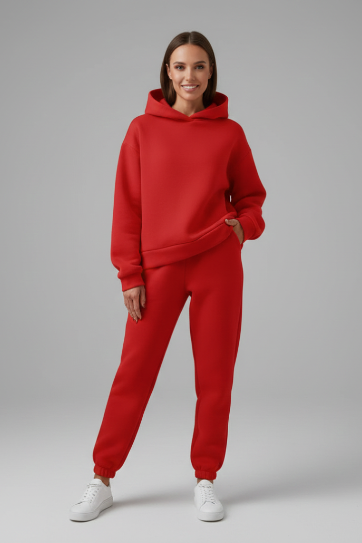 Women’s Two-Piece Set with Hoodie and Joggers