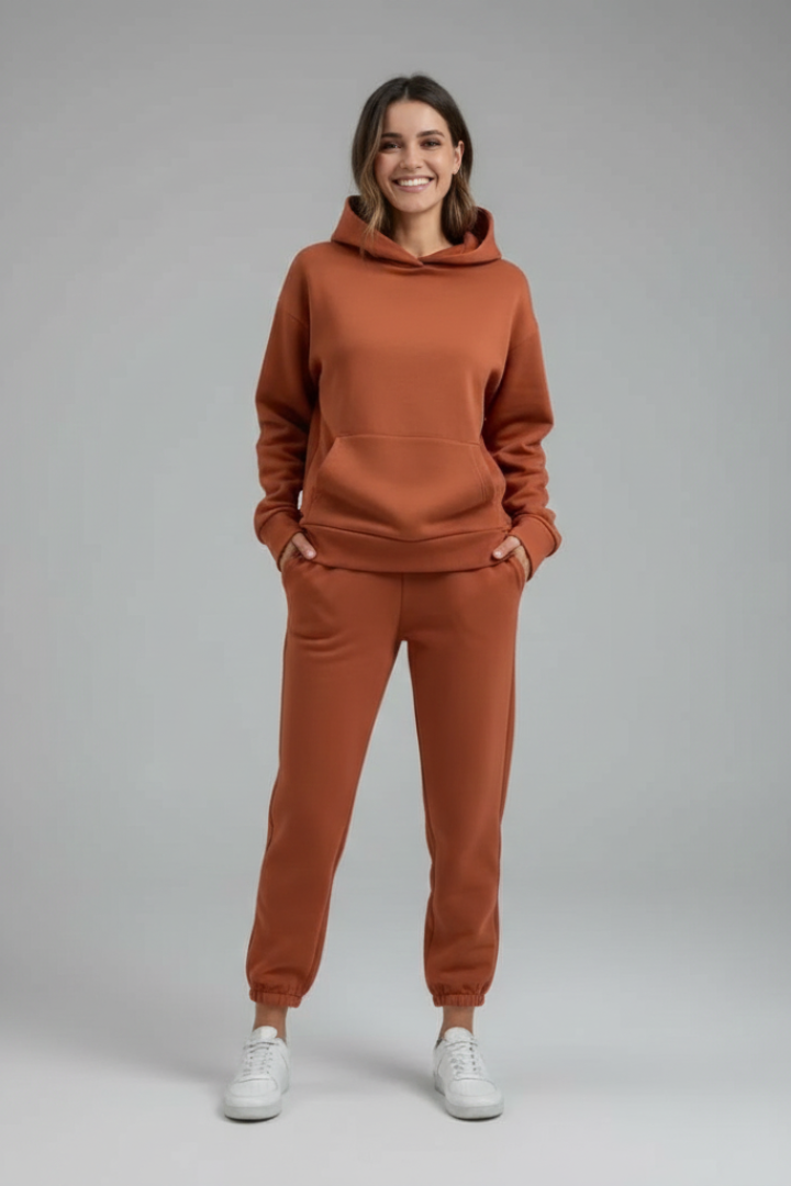 Women’s Two-Piece Set with Hoodie and Joggers