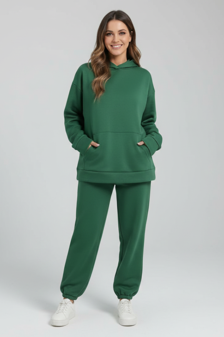 Women’s Two-Piece Set with Hoodie and Joggers