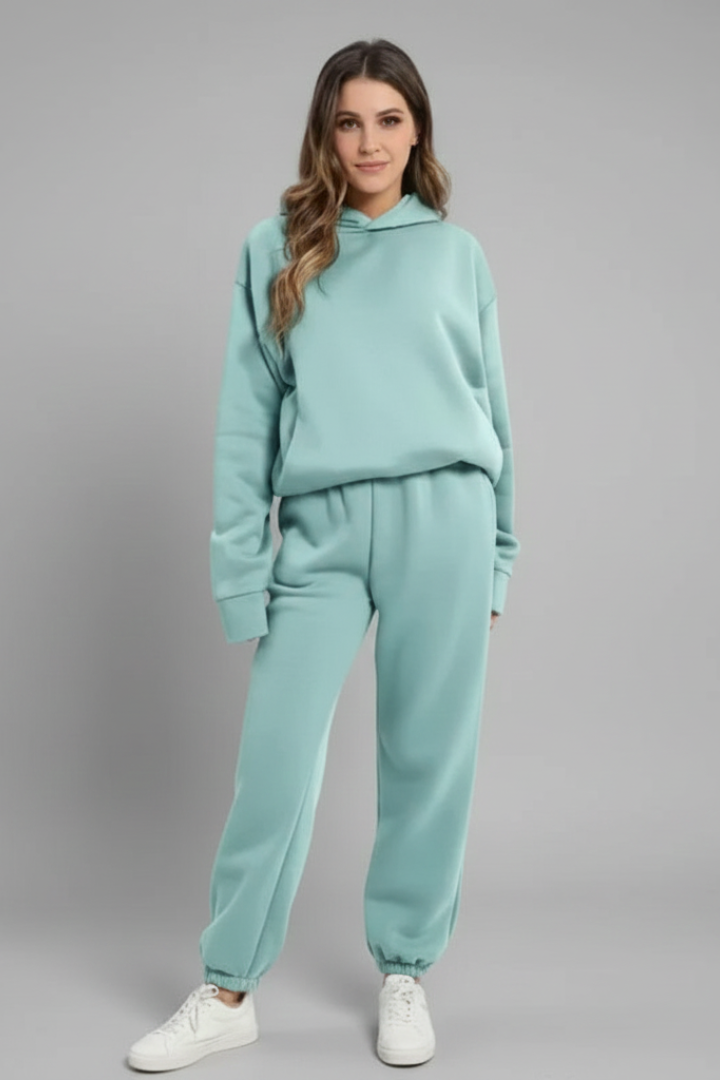 Women’s Two-Piece Set with Hoodie and Joggers