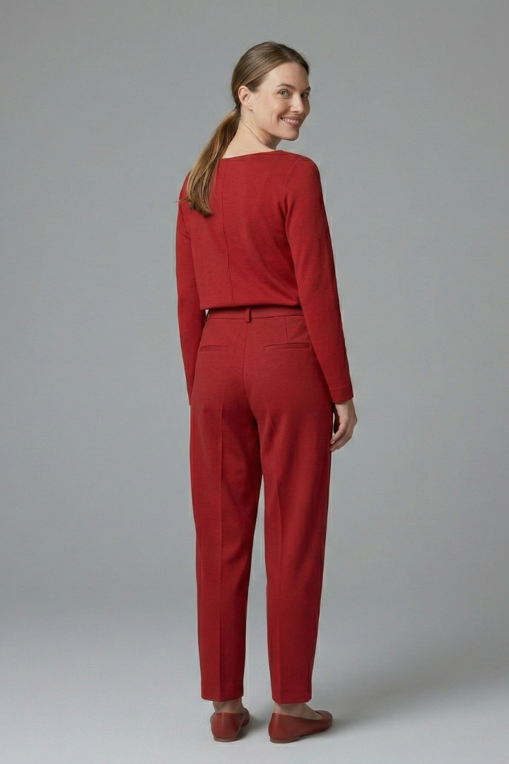 Women’s Two Piece Set with Long Sleeves and Elastic Waist