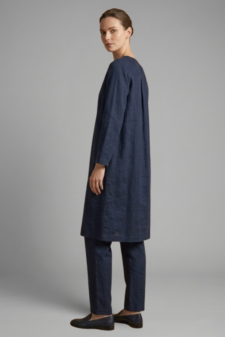 Women’s Two Piece Set with Short Sleeves and Full Length Trousers