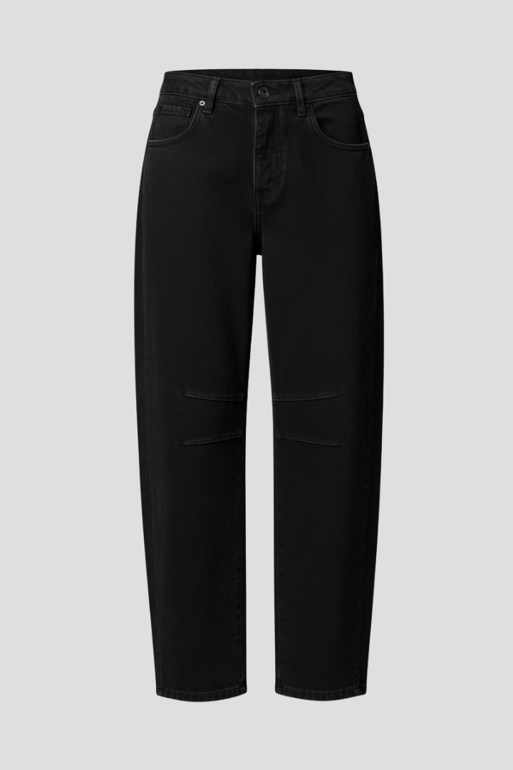 Women’s Wide Leg Jeans with High Waist and Stretch Denim
