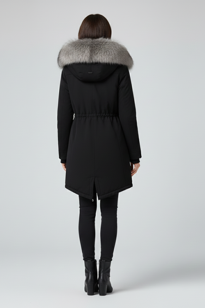 Women’s Winter Coat with Hood and Thermal Insulation