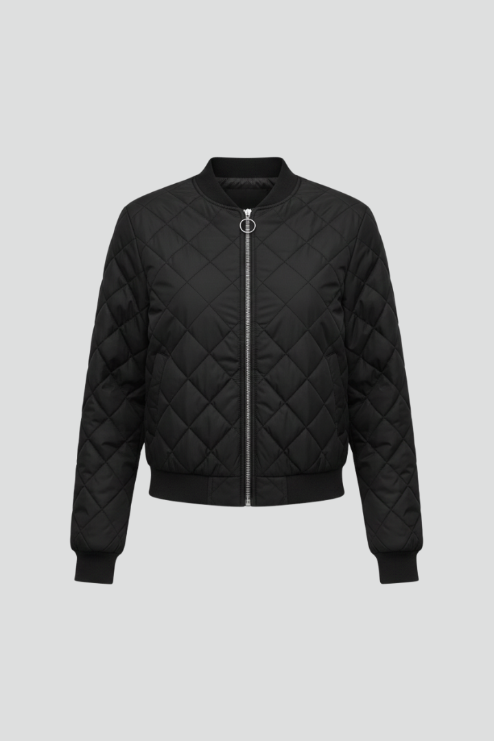 Women’s Zip Jacket with Quilted Surface