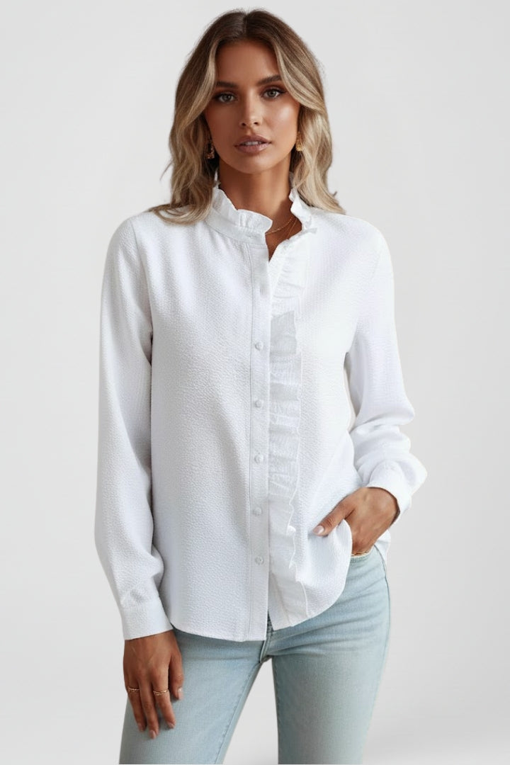 Women’s Button Down Blouse with Long Sleeves